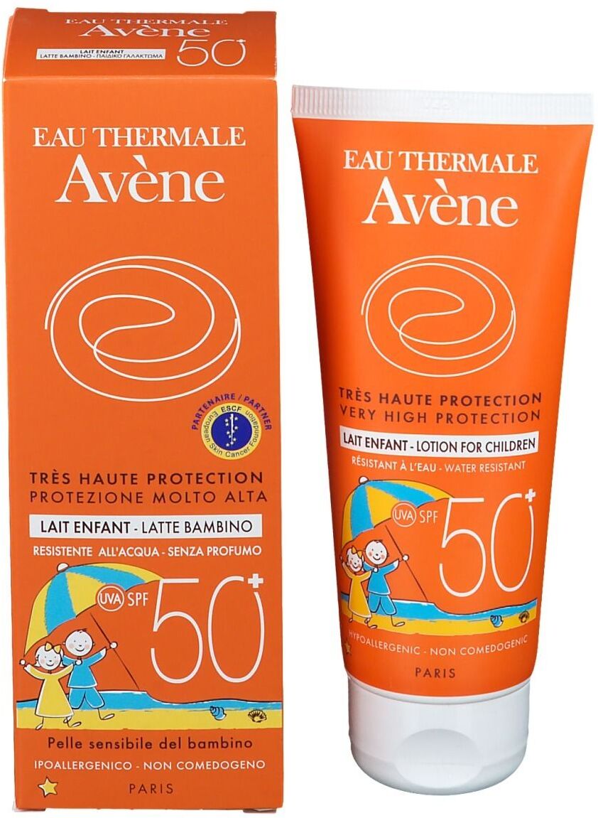 Avene Avène Solare Latte Bambino SPF 50+ Protezione Molto Alta Corpo 100 ml