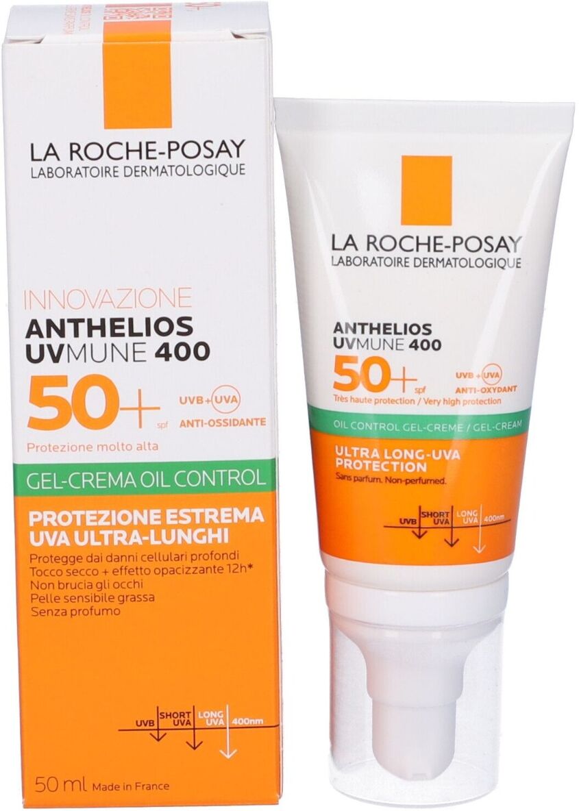 LA ROCHE POSAY-PHAS ANTHELIOS La Roche-Posay Anthelios Gel Crema Solare Viso Tocco Secco Anti-lucidità SPF50+ 50 ml