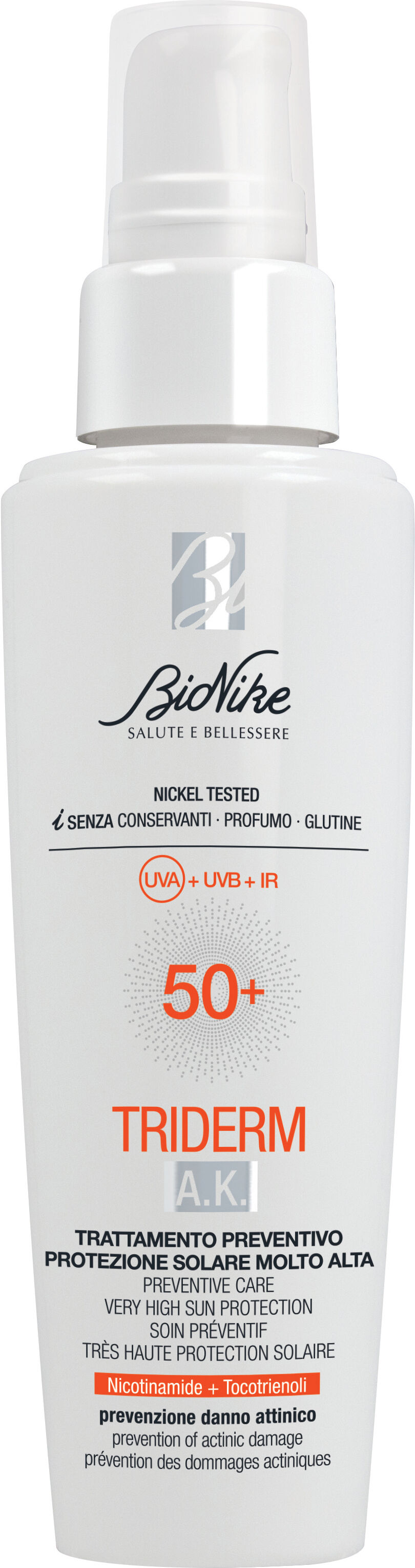 Bionike Triderm ak tratt.prev.50+ 50ml