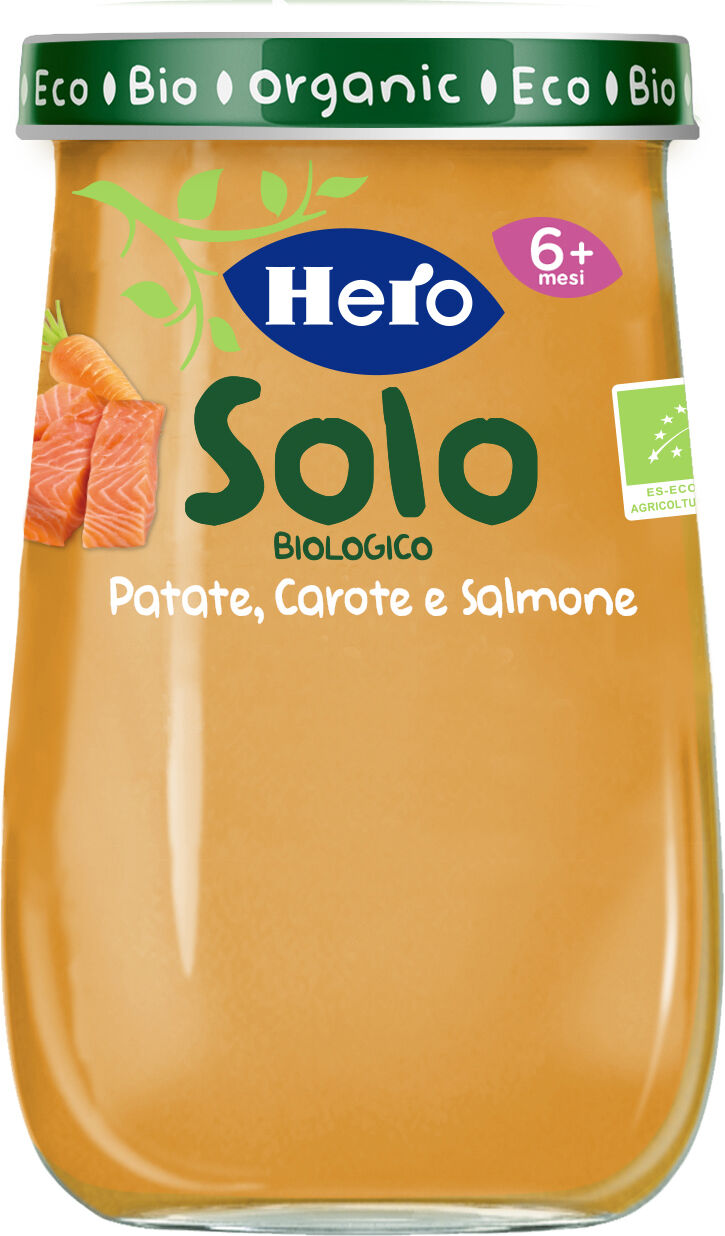 HERO SOLO Hero baby solo omogeneizzato salmone verdure 190 g