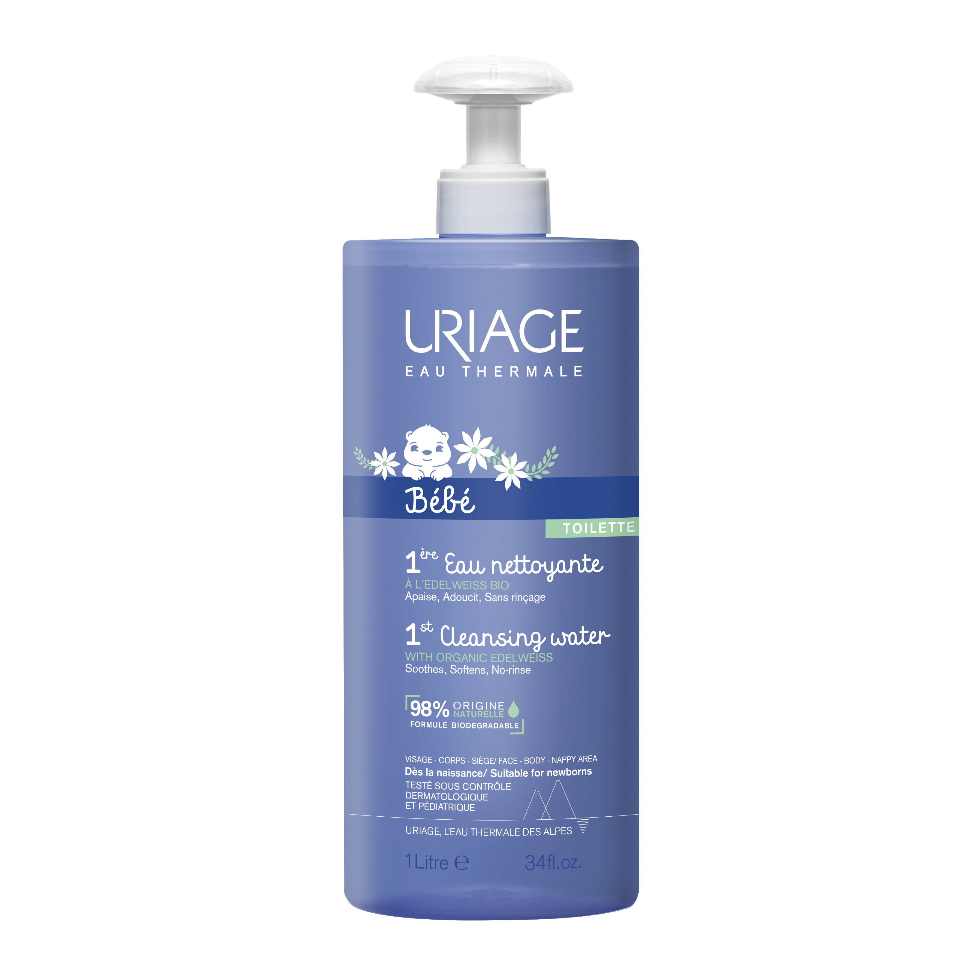 Uriage Bebe acqua detergente 1 litro