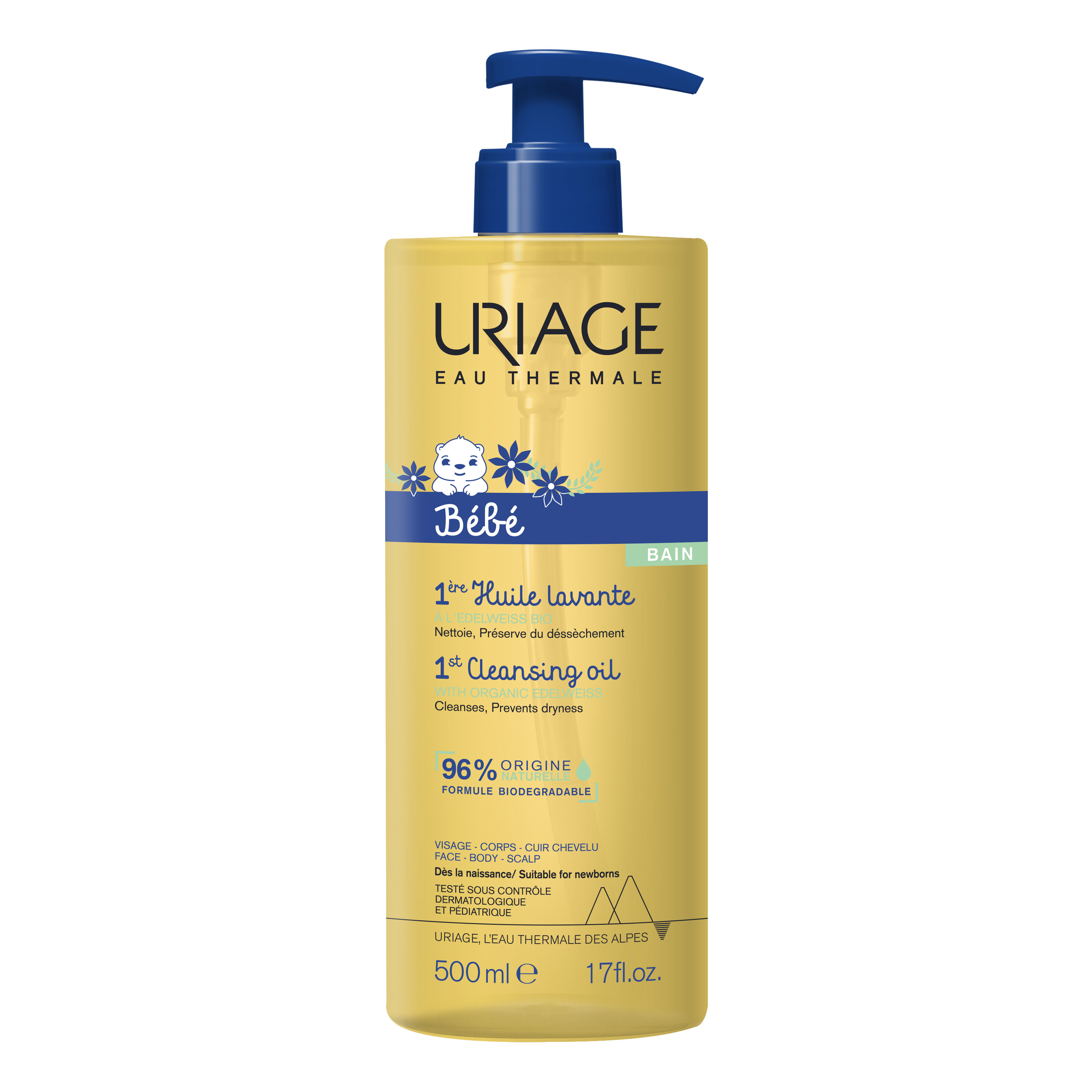 Uriage Bebe olio detergente 500 ml