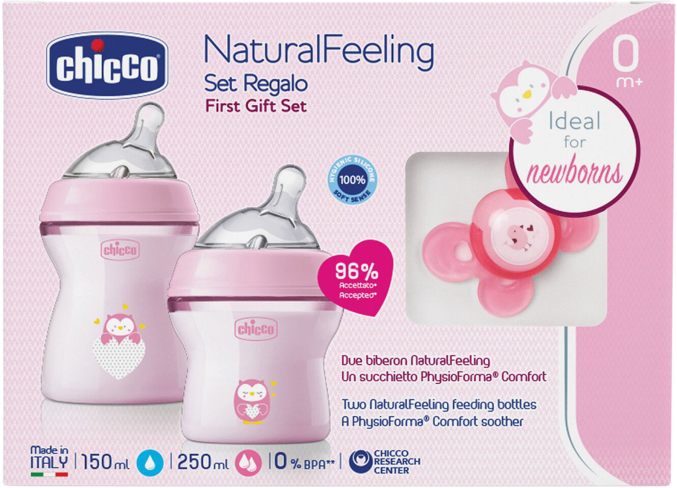 Chicco set regalo nat feel bimba