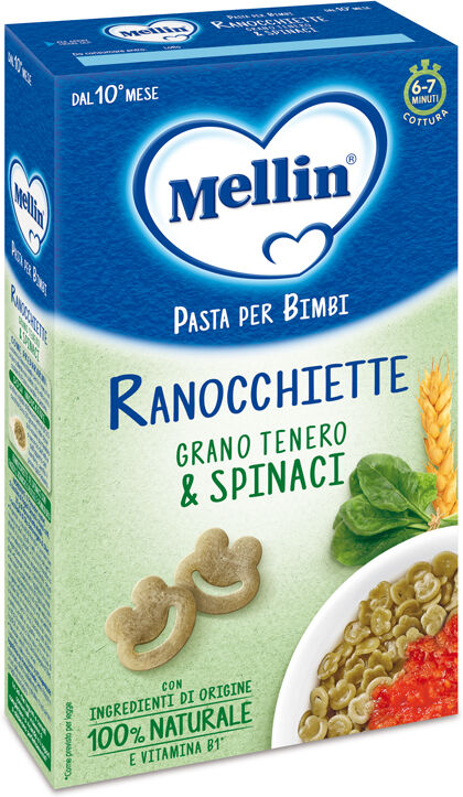 MELLIN ranocchiette con spinaci 280 g