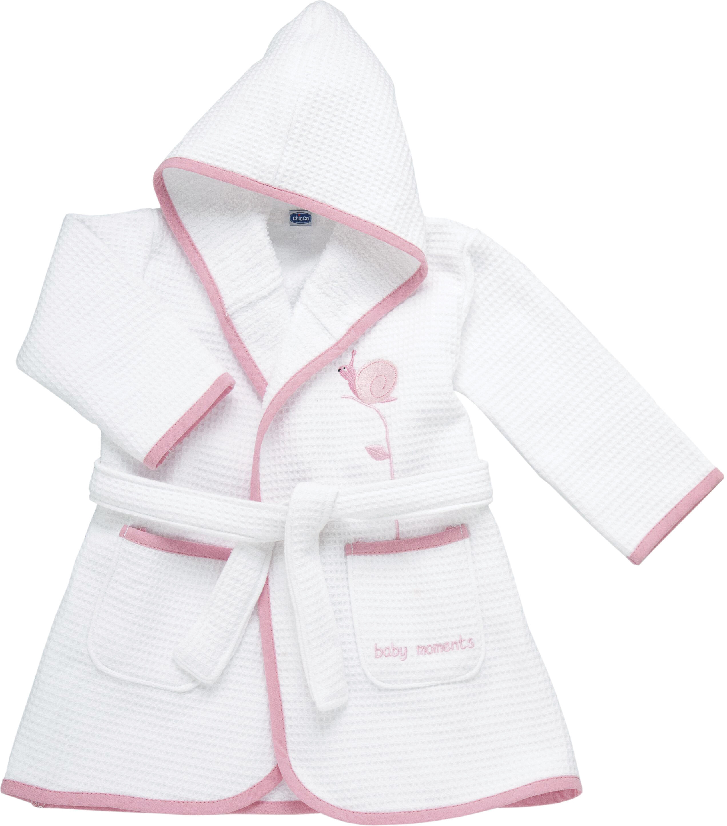 Chicco accappatoio piquet rosa 12m+