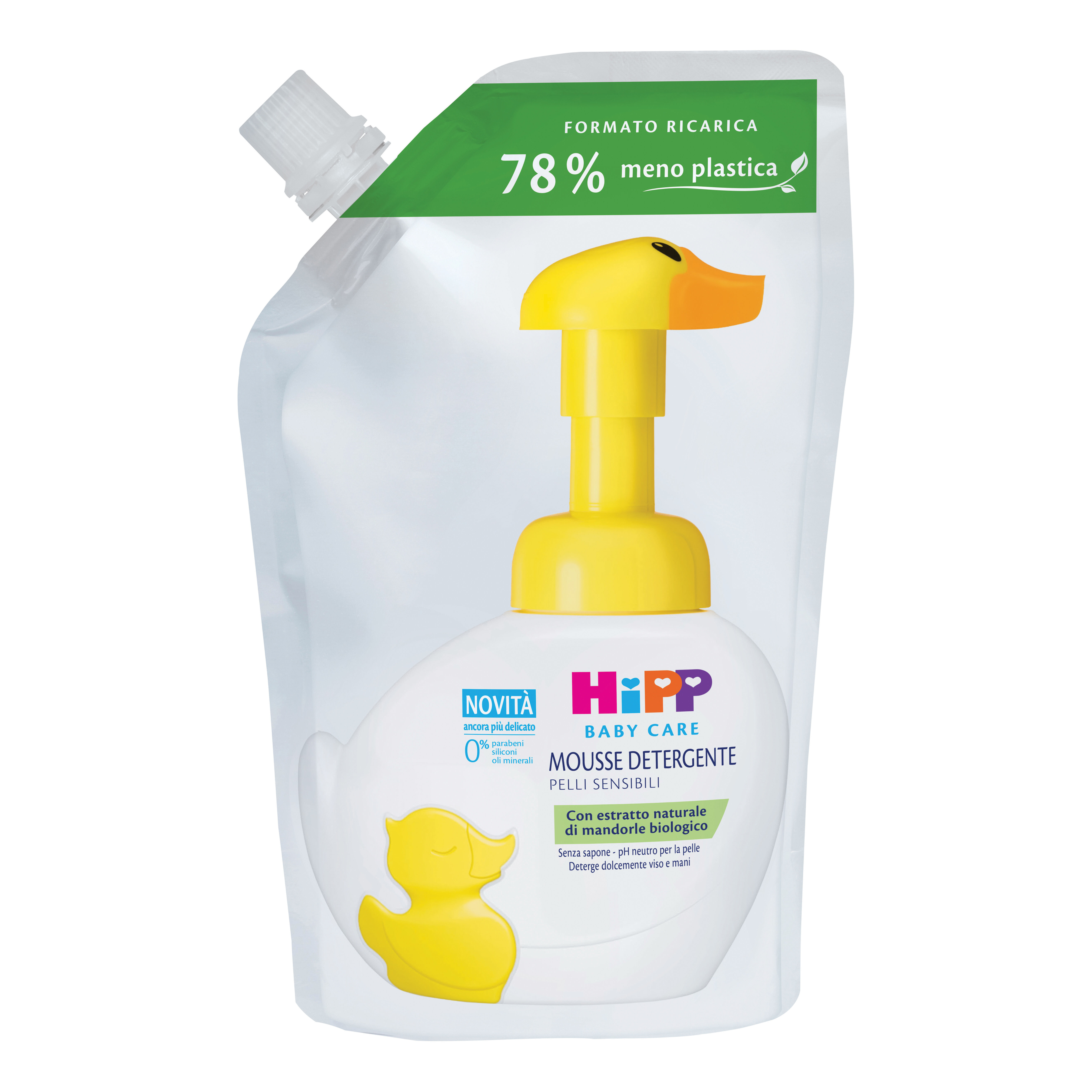 HIPP baby care ricarica mousse detergente paperella fun 250 ml