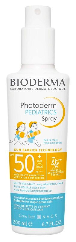 Bioderma Photoderm Pediatrics SPF50+ Protezione Solare Viso e Corpo Bimbi Spray 200 ml