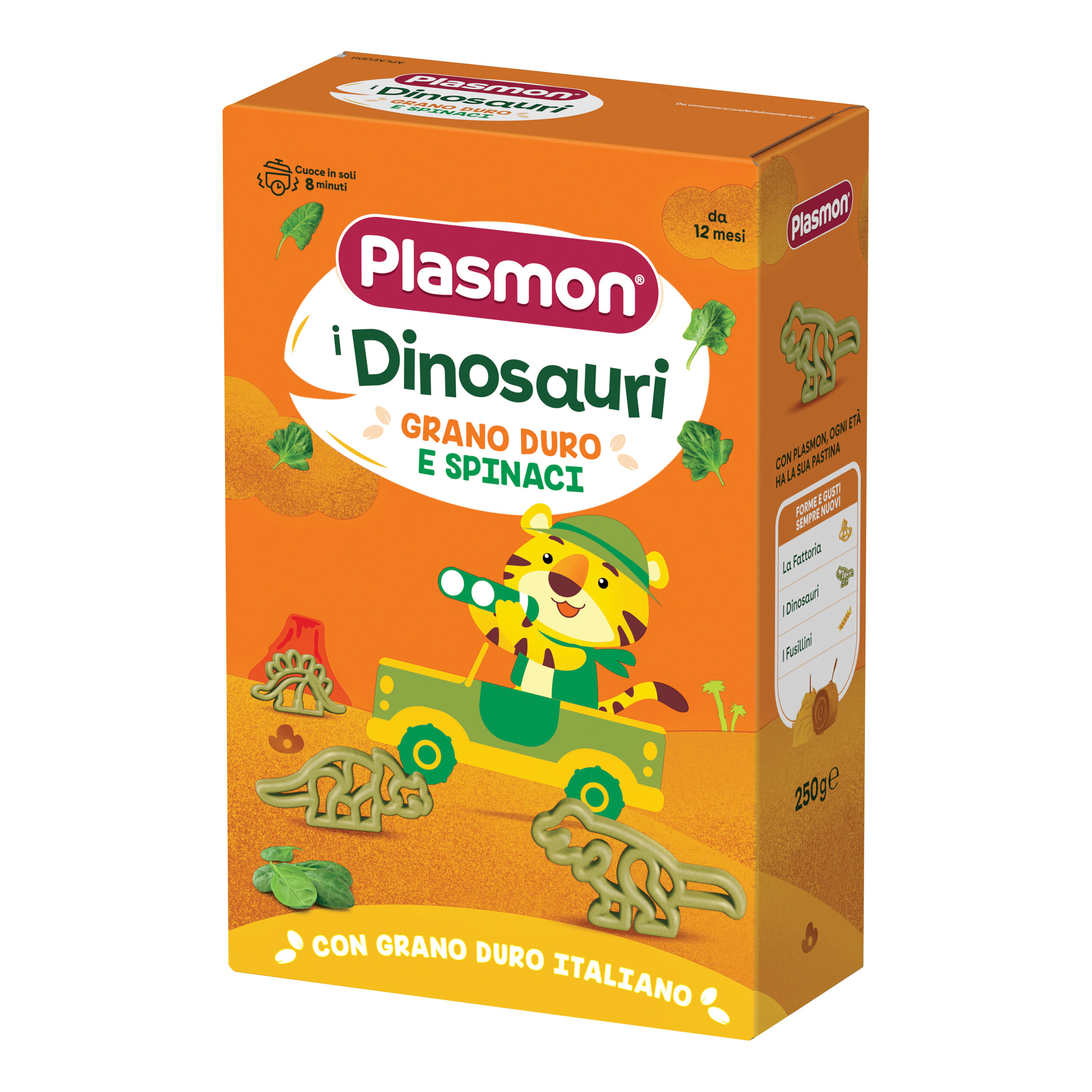 PLASMON pasta dinosauri e spinaci 250 g