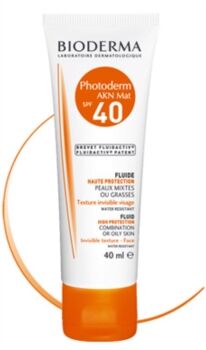 Bioderma Sole Photoderm Bronz Akn Mat Spf40 Uva13 Fluido Pelli Miste 40 Ml