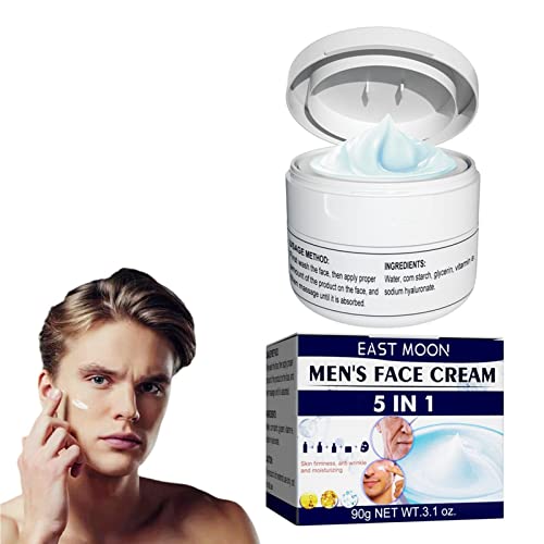 Generic Gezichtscrème,Natuurlijke hyaluronzuur Moisturizer gezichtscrème voor mannen   3,1 oz voedende crème voor droge, gevoelige en ouder wordende gezichten,