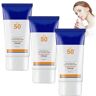 RePaLy Ehd zonnebrandcrème, Zonnebrandcrème voor Gezicht Spf 50, Gezicht zonnebrandcrème vochtinbrengende crème, EHD Zonnebrandcrème 50, Dagelijkse UV-bescherming zonnebrandcrème (3 stuks)