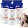 Behound Ehd Sunscreen, Ehd Face Sunscreen SPF50+, Facial Sunscreen Moisturizer, Dry and Non-sticky, Ehd Sunscreen Cream for Skin Care, Ehd Waterproof Sun Cream for Women (5 Pcs)