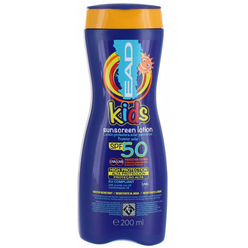 EAD Kids Sunscreen Lotion SPF50 200 ml Zonnebrandcrème