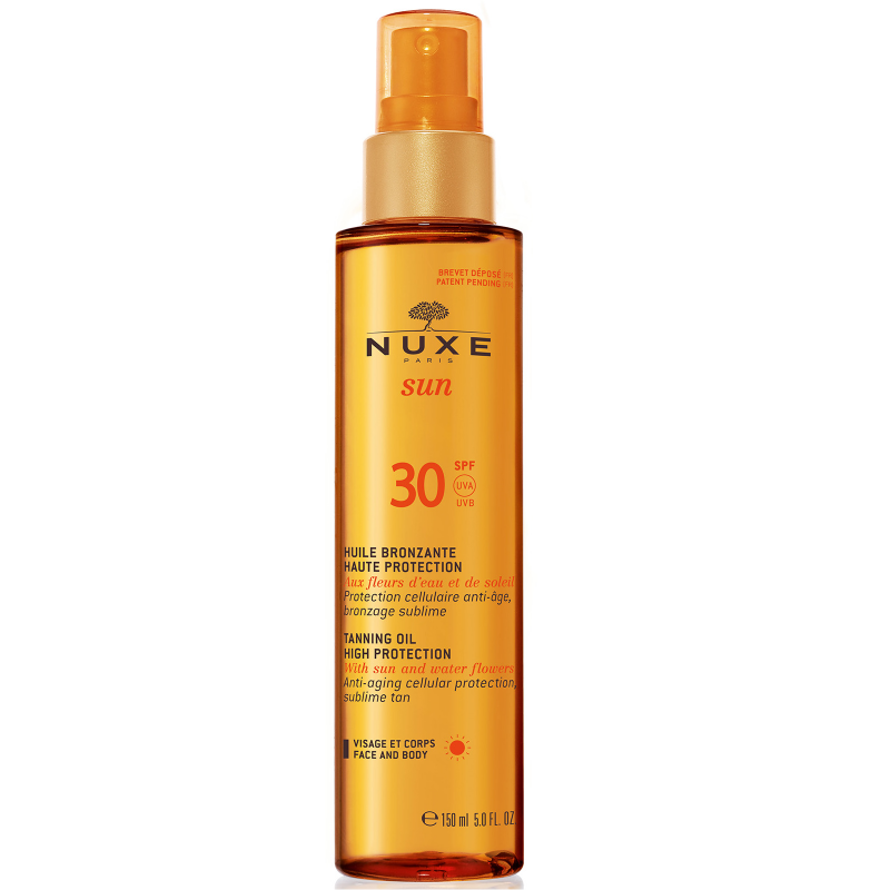 Nuxe Tanning Oil High Protection SPF30 150 ml Bruiningsolie