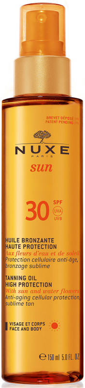 Nuxe Tanning Oil High Protection SPF30 150 ml Bruiningsolie