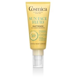 Cosmica Sun Face Fluid Spf50+ 40 Ml Uten Parfyme