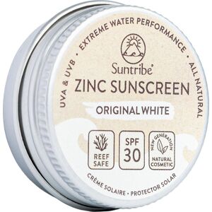 Suntribe Mini Natural Mineral Face and Sport Zinc Sunscreen SPF 30 Original White 15 g, Original White