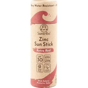 Suntribe Natural Mineral Zinc Sun Stick SPF 30 Red 30 g, Red