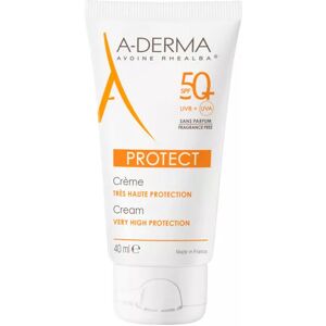 A-Derma Protect Protetor Solar Creme SPF 50+ s/ Perfume 40ml