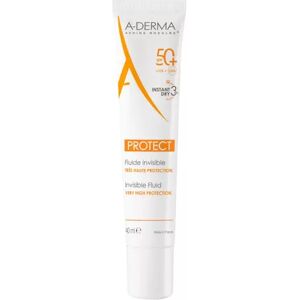 A-Derma Protect Protetor Solar Fluido Invisível SPF 50+ 40ml