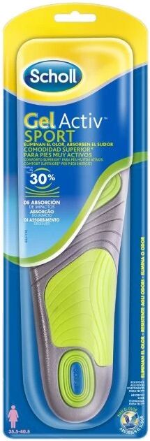 Scholl Gelactiv Palmilhas Sport Mulher 35.5-40.5 2unidades