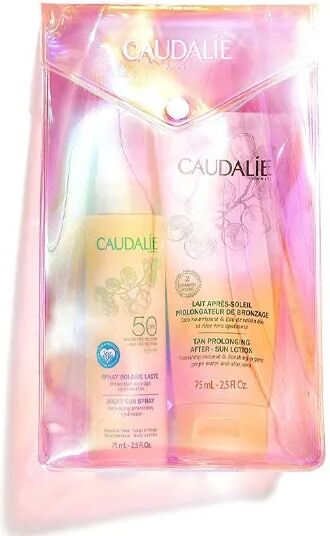 Caudalie Bolsa De Verão Com Spray Solar Lácteo SPF50 75ml + Leite Pós Solar Prolongador De Bronzeado 75ml