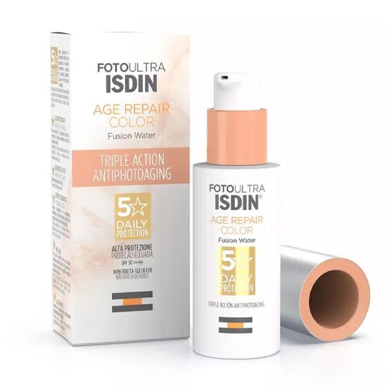 Isdin Fusion Water Protetor Solar Age Repair Color SPF50+ 50ml