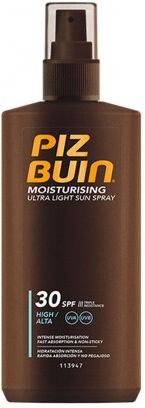 Piz Buin Moisturising Ultra Light Spray Solar Hidratante FPS30 200ml