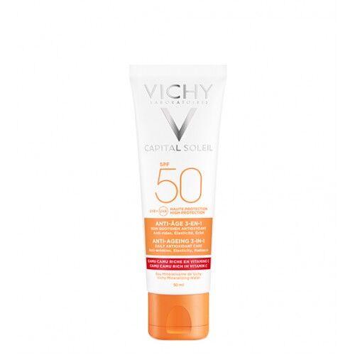 Vichy Capital Soleil Anti-idade 3-em-1 FPS50 50ml