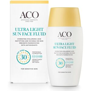 ACO Ultra Light Sun Face Fluid SPF30 40 ml