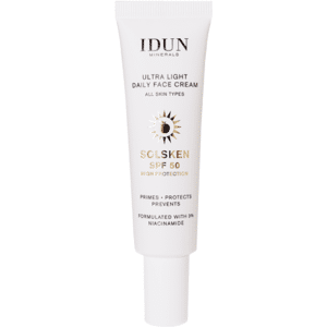 IDUN Minerals Ultra Light Daily Face Cream Solsken SPF50 30 ml