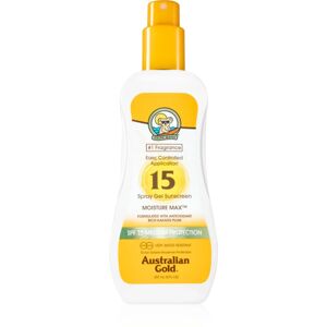 Australian Gold Spray Gel Sunscreen protective spray to protect from the sun SPF 15 237 ml