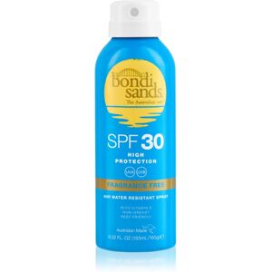 Bondi Sands SPF 30 Fragrance Free waterproof spray for tanning SPF 30 160 g