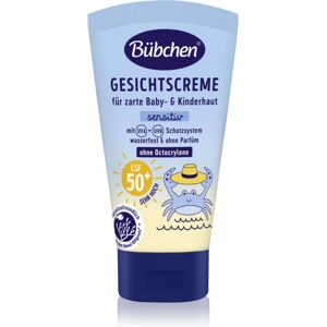 Bübchen Sensitive Sun Protection Face Cream SPF 50+ protective face cream for children SPF 50+ 6 m+ 50 ml