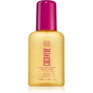 Coco & Eve Sunny Honey Tan Boosting Anti-Aging Body Oil SPF 30 protective tan accelerating oil with anti-ageing effect SPF 30 150 ml