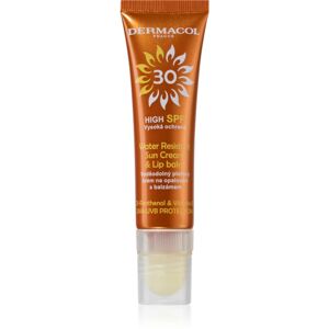 Dermacol Sun Water Resistant water-resistant face sunscreen with lip balm SPF 30 30 ml