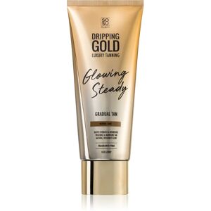 Dripping Gold Glowing Steady self-tanning cream for a gradual tan Medium - Dark 200 ml