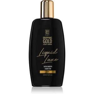 Dripping Gold Luxury Tanning Liquid Luxe self-tanning water for the body Dark 150 ml