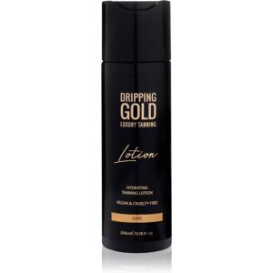 Dripping Gold Luxury Tanning Lotion moisturising tanning lotion for a deep tan shade Dark 200 ml