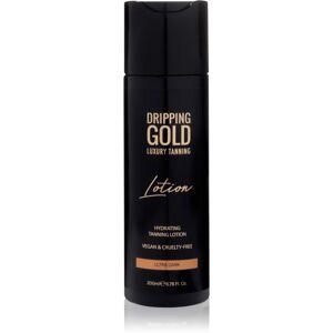 Dripping Gold Luxury Tanning Lotion moisturising tanning lotion for a deep tan shade Ultra Dark 200 ml