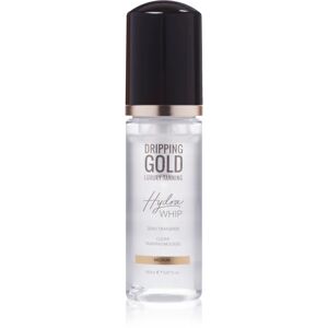 Dripping Gold Luxury Tanning Hydra Whip transparent self-tanning mousse for body and face shade Medium 150 ml