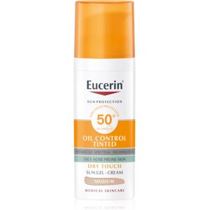 Eucerin Sun Oil Control Tinted sun gel cream SPF 50+ shade Medium 50 ml