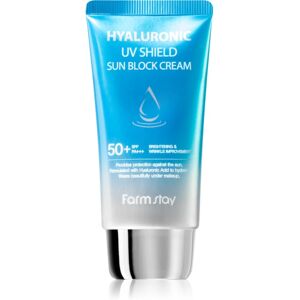 Farmstay Hyaluronic UV Shield Sun Block Cream protective facial cream with hyaluronic acid SPF 50+ 70 g