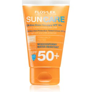 FlosLek Laboratorium Sun Care Derma toning protective cream for oily and combination skin SPF 50+ 50 ml