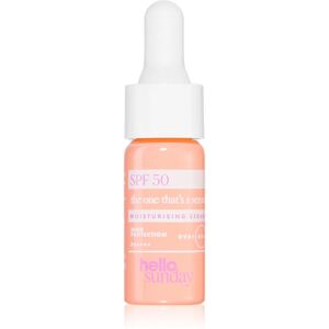 hello sunday the one that´s a serum protective serum with moisturising effect SPF 50 10 ml