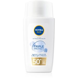 Nivea Sun Triple Protect light moisturising cream for tanning SPF 50+ 40 ml
