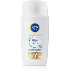 Nivea SUN Derma Skin Clear facial sunscreen for skin with imperfections SPF 50+ 40 ml