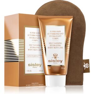 Sisley Super Soin Self Tanning Hydrating Body Skin Care self-tanning body lotion s aplikační rukavicí 150 ml