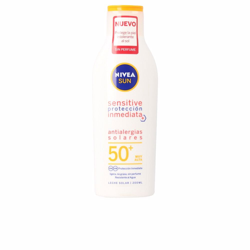 Photos - Sun Skin Care Nivea Sun Antialergias Solares sensitive SPF50+ leche 200 ml 