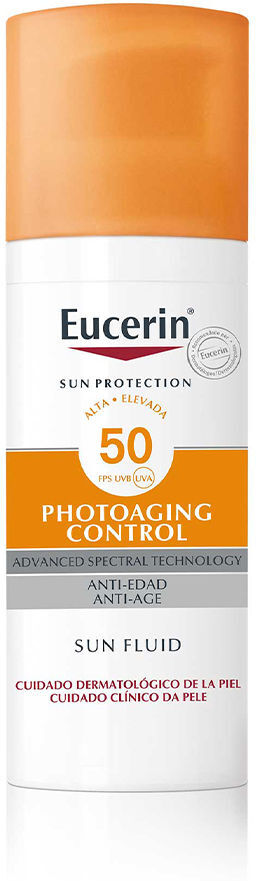 Photos - Sun Skin Care Eucerin Photoaging Control ANTI-AGE sun fluid SPF50 50 ml 